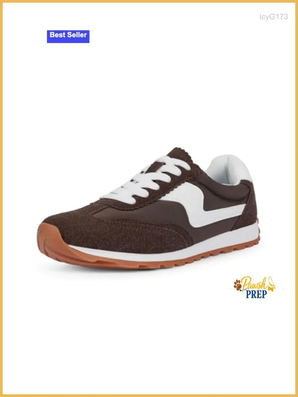 Comfortable Lace Up Fashion Sneakers with Breathable Upper
